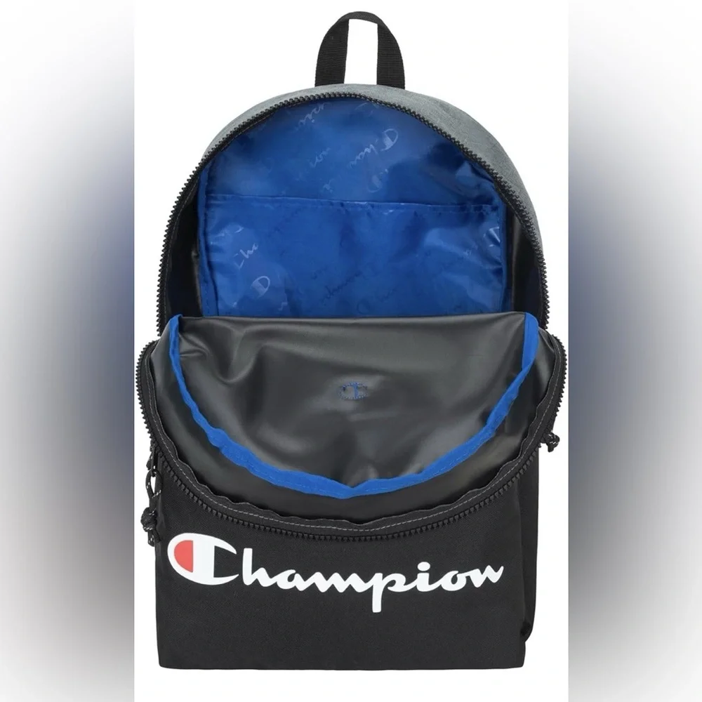 🖤Champion Gray W/black Bottom Manuscript Backpack